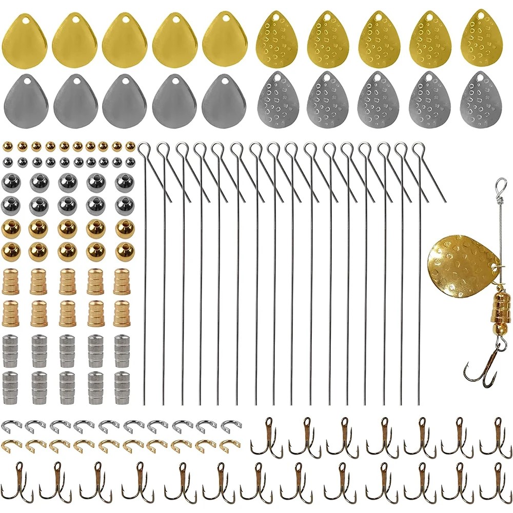 Fishing Lure Spinnerbait - 140Pcs Fishing Lures Making Kit Fishing