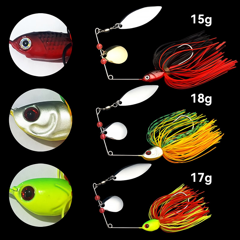 Bazooka 15g 18g Spinnerbait Fi - Fishing Lure Jerkbait recension och pris
