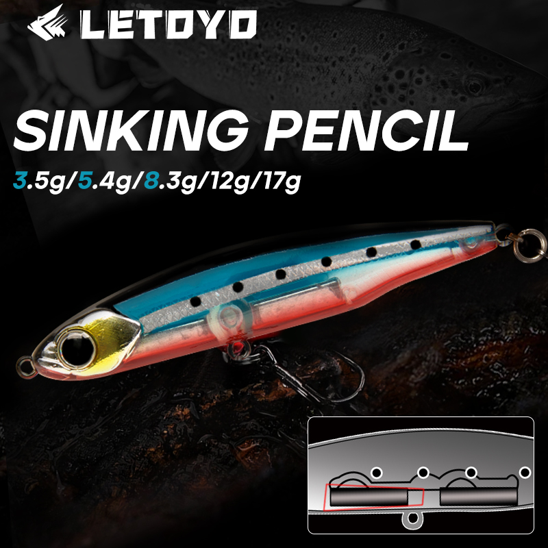 LETOYO Sinking Pencil 17g 12g- - Fishing Lure Spinnerbait recension och pris