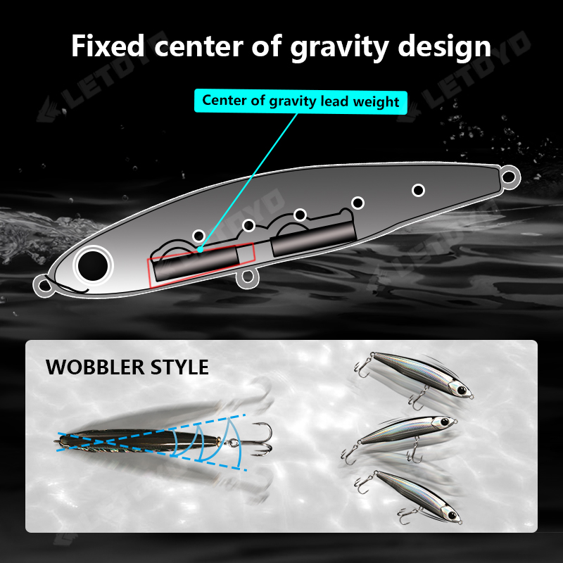 LETOYO Sinking Pencil 17g 12g- - Fishing Lure Spinnerbait recension och pris