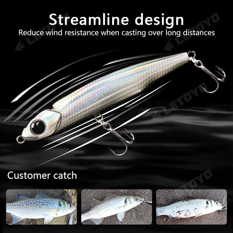 LETOYO Sinking Pencil 17g 12g- - Fishing Lure Spinnerbait recension och pris