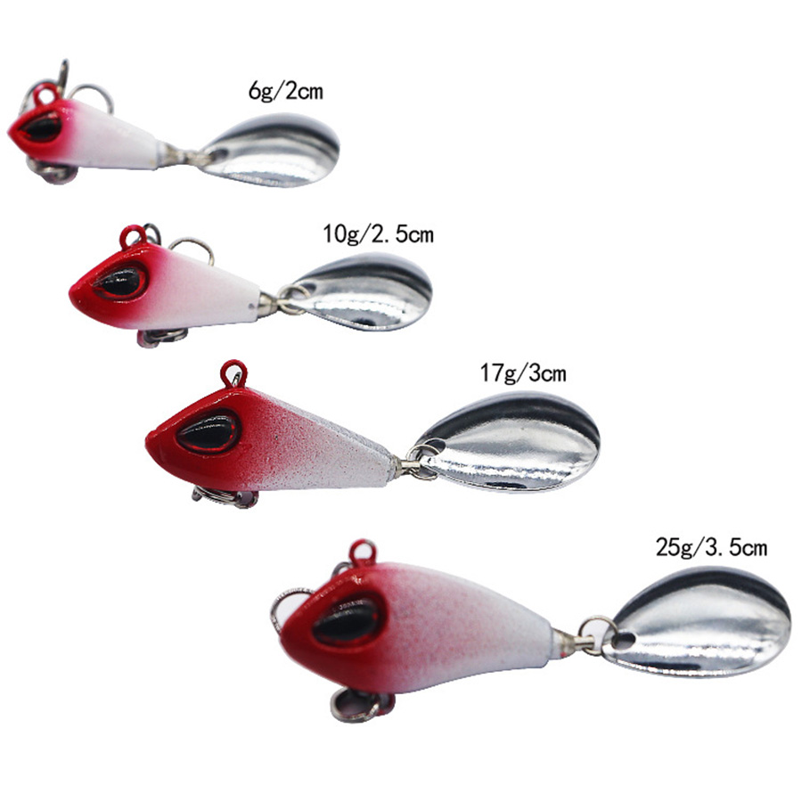 Metal Vib Fishing Micro Spinne - Fishing Lure Blade Bait recension och pris