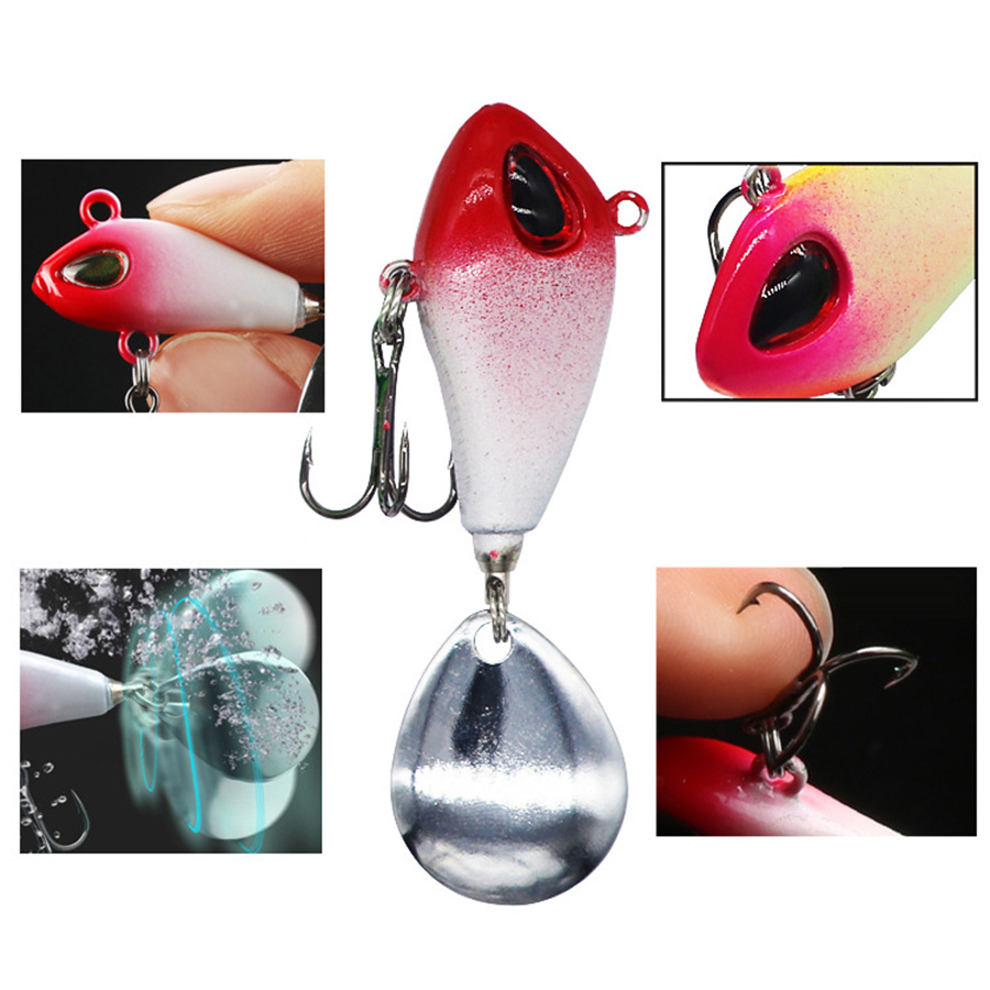 Metal Vib Fishing Micro Spinne - Fishing Lure Blade Bait recension och pris