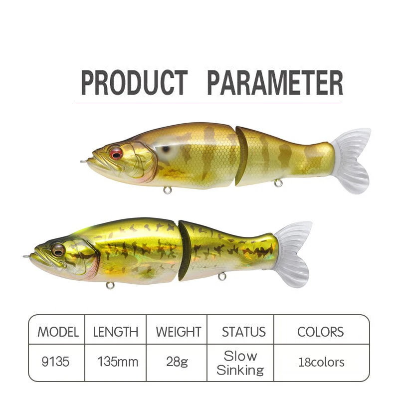 Swimbait Fishing Lure 135mm 31 - Fishing Lure Jerkbait recension och pris