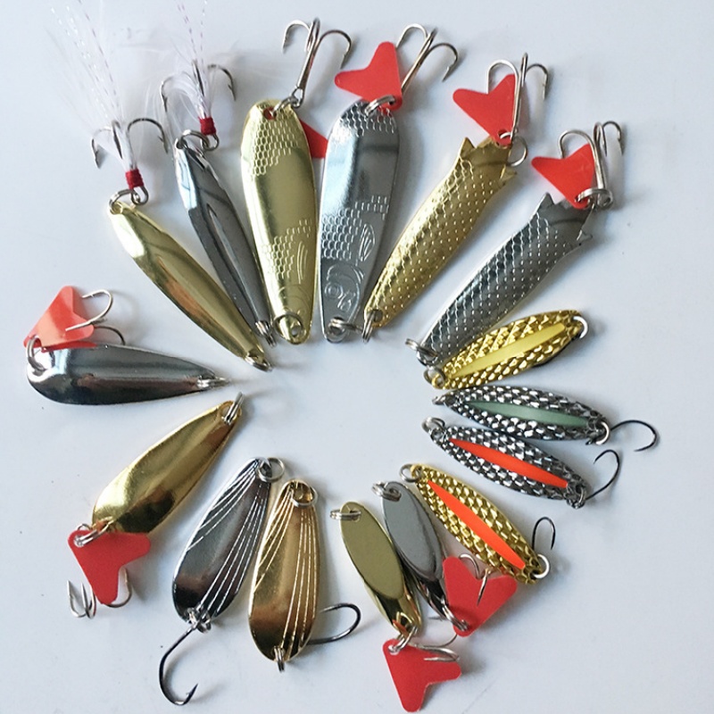 Fishing Lure Kit 16 Pcs Sets T - Fishing Lure Spinnerbait recension och pris