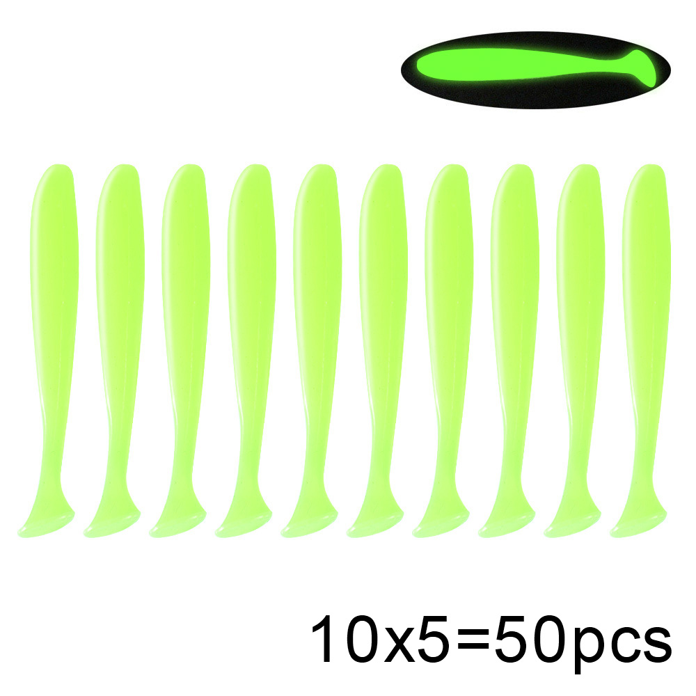 QXO 50 Pcs/Lot Swimbait Soft L - Fishing Lure Soft Plastic recension och pris