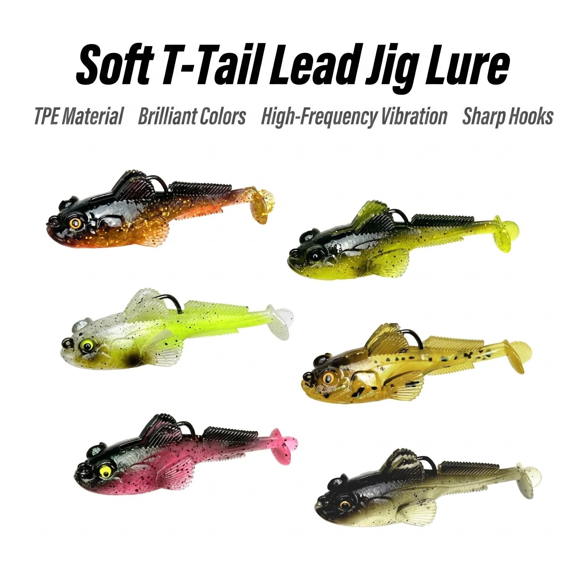 1pcs 10g13g18g Goby Lure Jig W - Fishing Lure Spinnerbait recension och pris