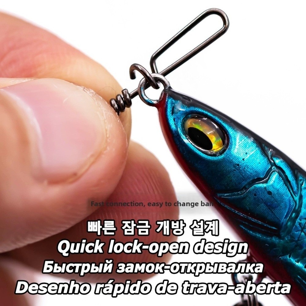 50pcs Pack Stainless Steel Coa - Fishing Lure Accessories recension och pris
