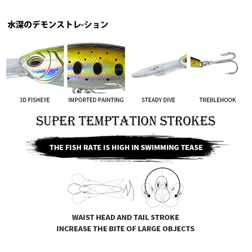 8.5cm 18.2g Fishing Lures Floa - Fishing Lure Jerkbait recension och pris